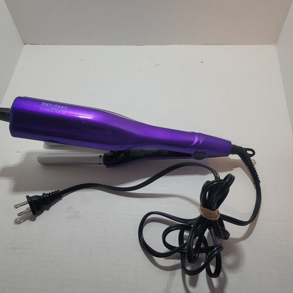 TIGI Bed Head A Wave We Go Hair Waver PURPLE‎ Curling Waves Iron BH336